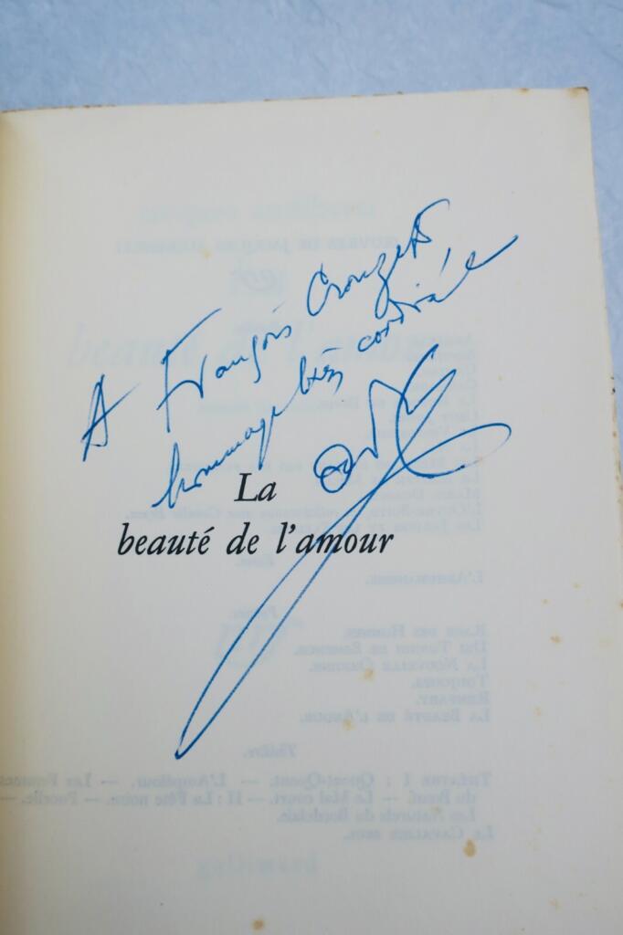Original edition with dedication