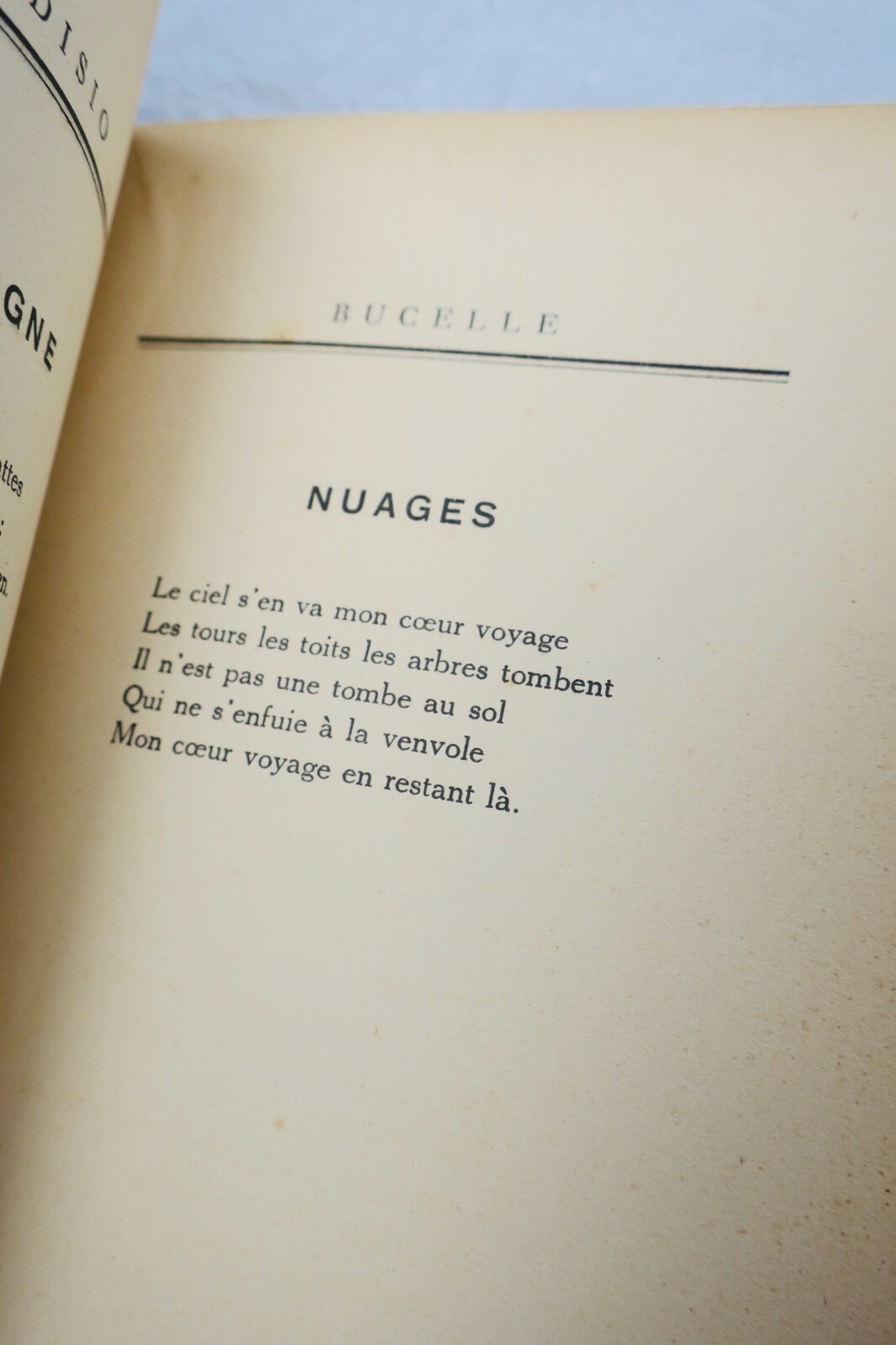 Gedichte aus Tunesien mit Autorensignatur<span class="lla-card-orig-wrap"><span class="lla-card-orig">❦ AUDISIO (Gabriel) Bucelle. Poèmes Tunis, Editions de Mirages + dédicace</span></span> - La Librairie Antique