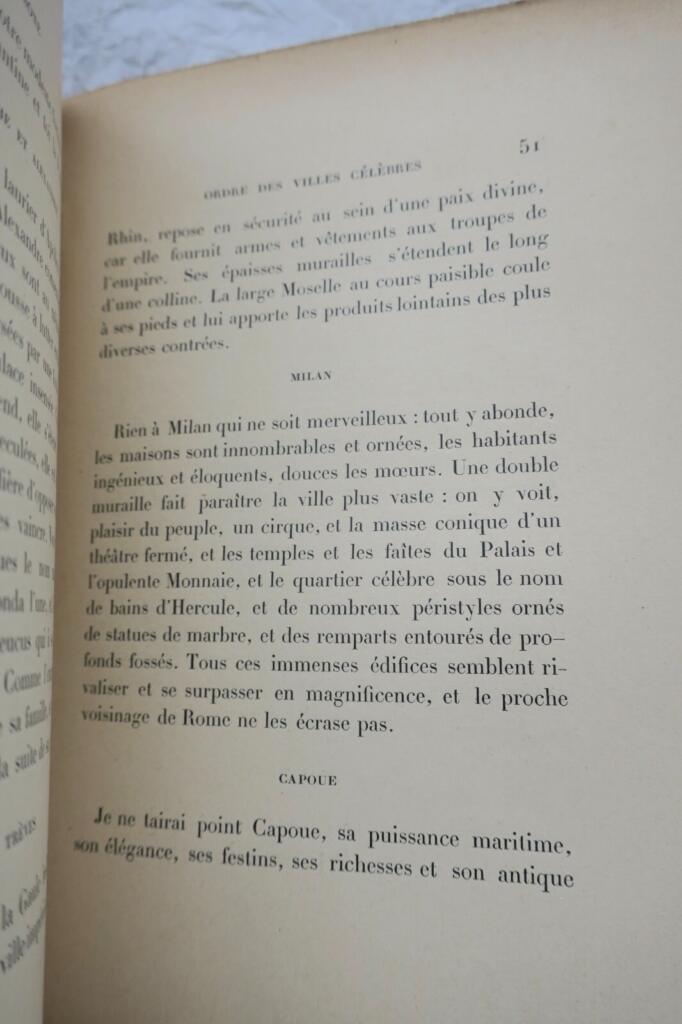 Ausonius: Selected Poems in French Translation