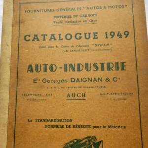Auto-industrie catalogue 1949 G. Daignan AUCH