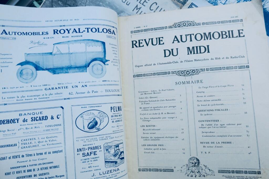 Sammlung von Automagazinen