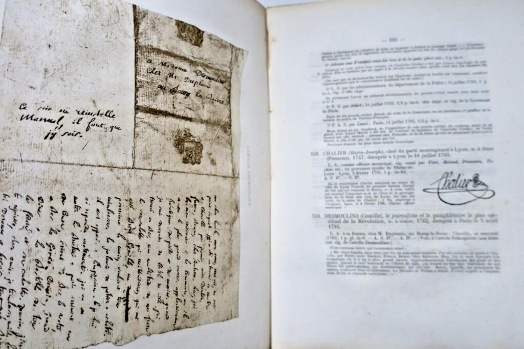 Autographes et des documents historiques composant la collection Fillon 1878