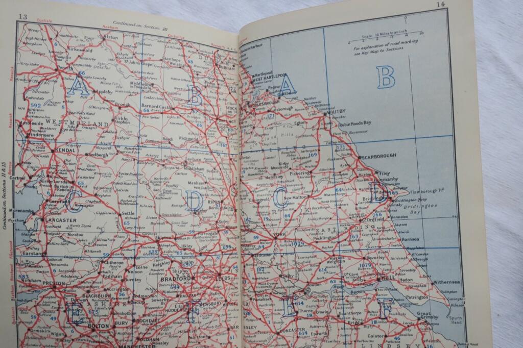 Britische Motorfahrer-Führer und Handbücher von 1938-1939