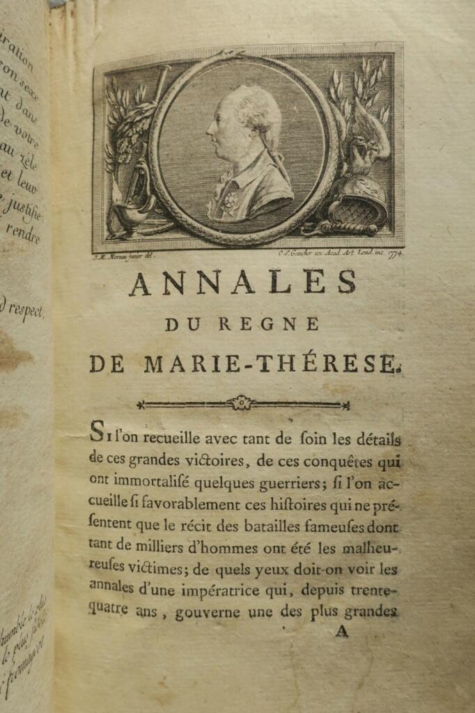 Chronik der Herrschaft von Maria Theresia