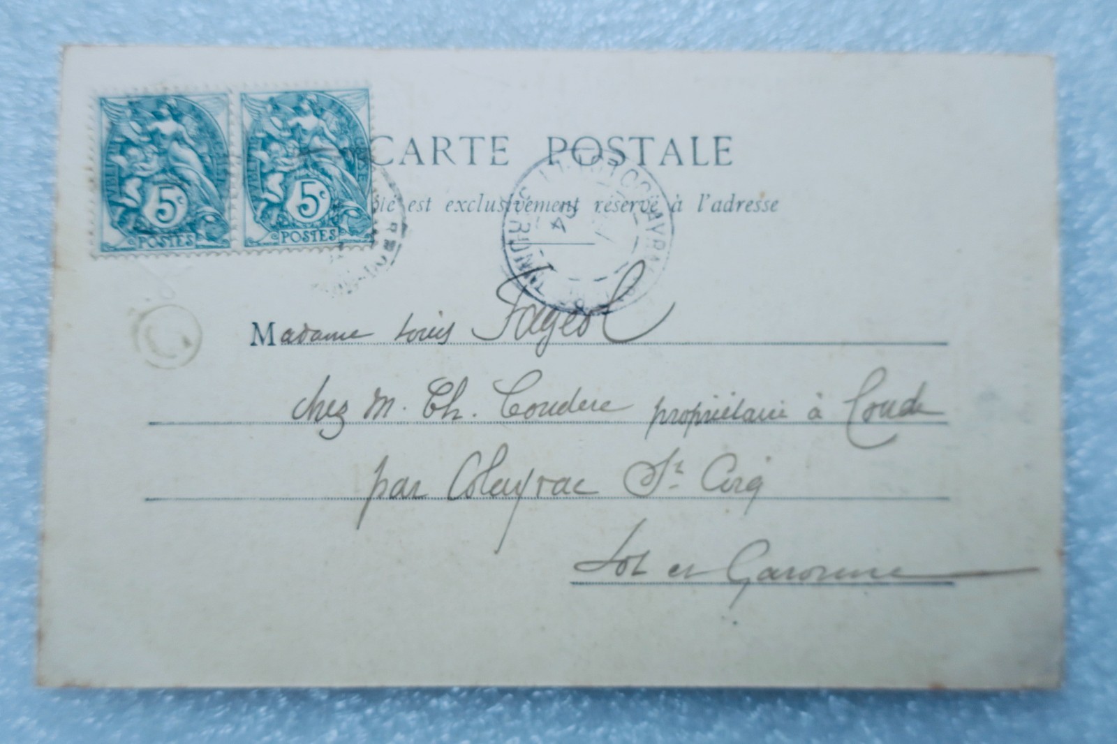 Auvergne FILEUSE vers 1904 - La Librairie Antique