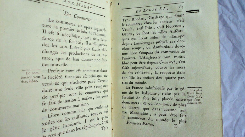 Tribute to Louis XV and Great Men