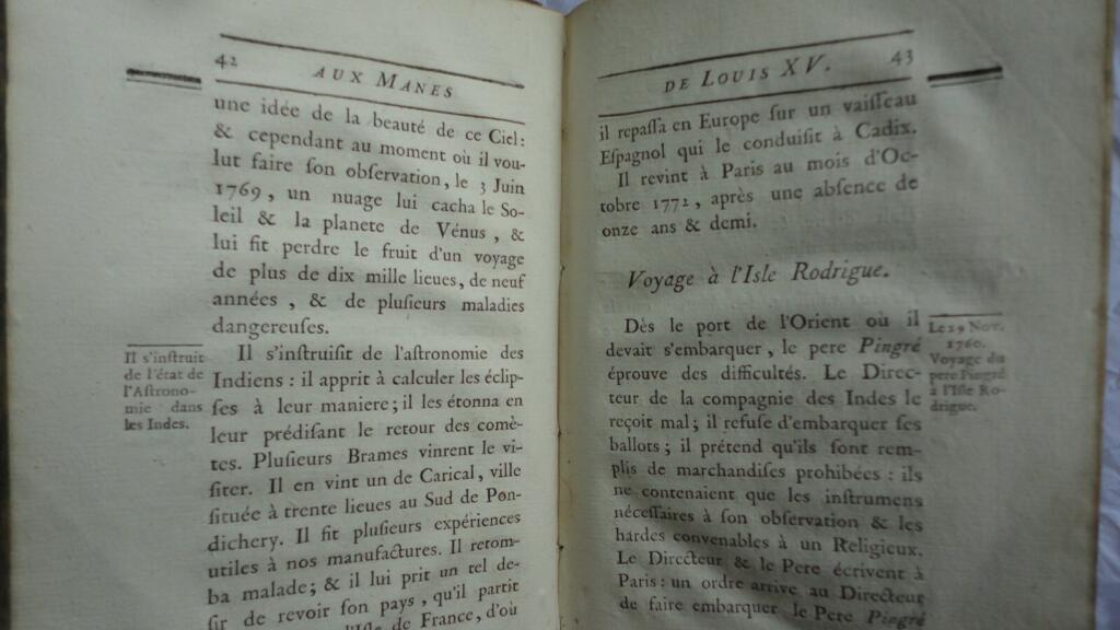 Tribute to Louis XV and Great Men