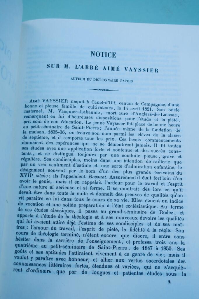 Wörterbuch des Aveyron-Dialekts