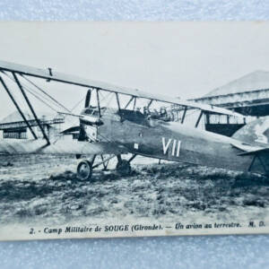 Avion au terrestre Camp militaire de Souge 33