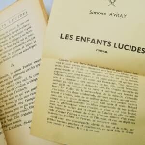 AVRAY, SIMONE LES ENFANTS LUCIDES + dédicace