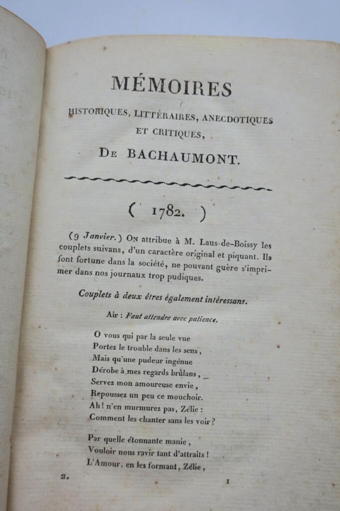 Historical and Literary Memoirs