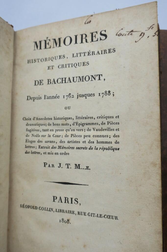 Historical and Literary Memoirs