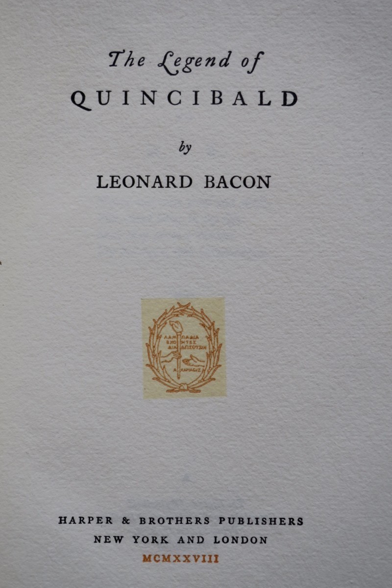 Quincibald’s Legend by Leonard Bacon - Image 6