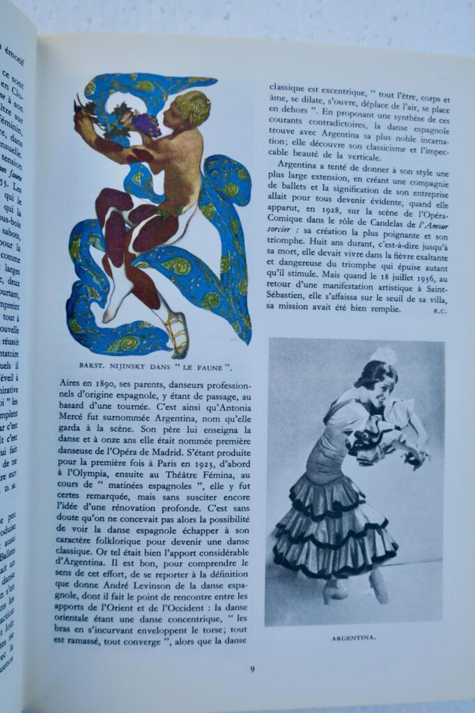Ballet Dictionnaire du Ballet Moderne. 1957