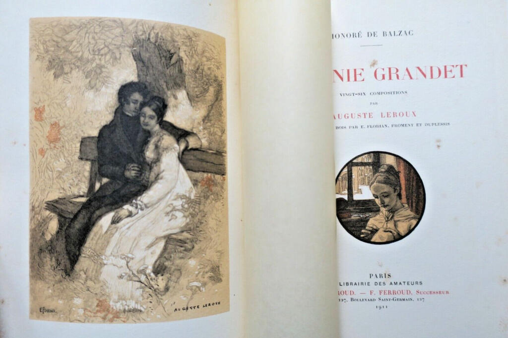 BALZAC Eugénie Grandet 1911 Illustrationen Leroux