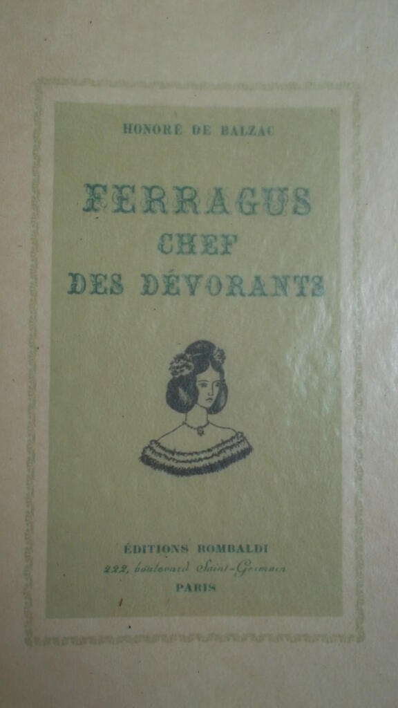Ferragus: Illustrated Edition with Original Etchings