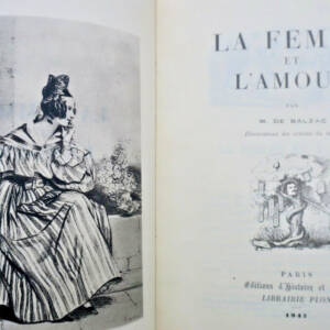 BALZAC (H. de) La Femme et l'Amour ex. H. C.
