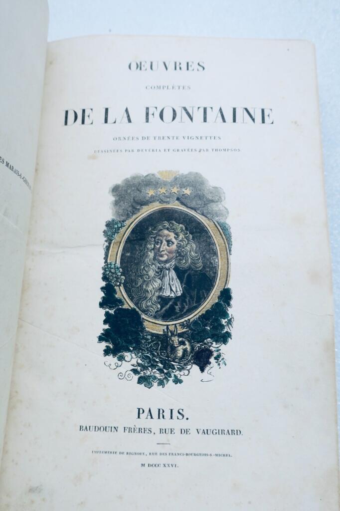 Complete Works of La Fontaine with Vignettes
