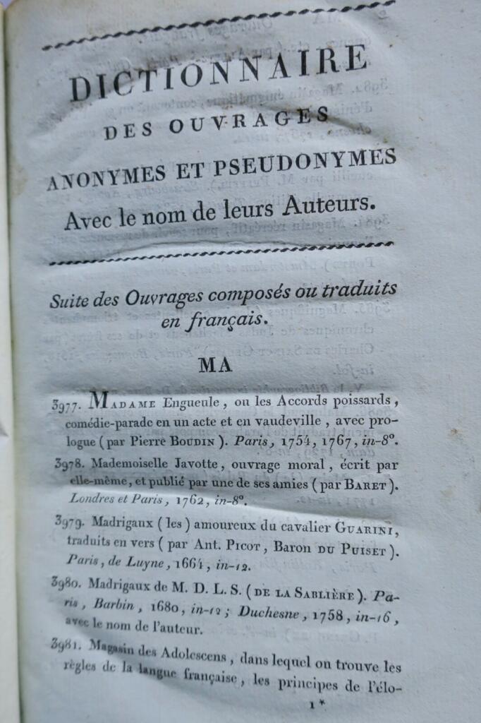 Wörterbuch anonymer und pseudonymer Werke