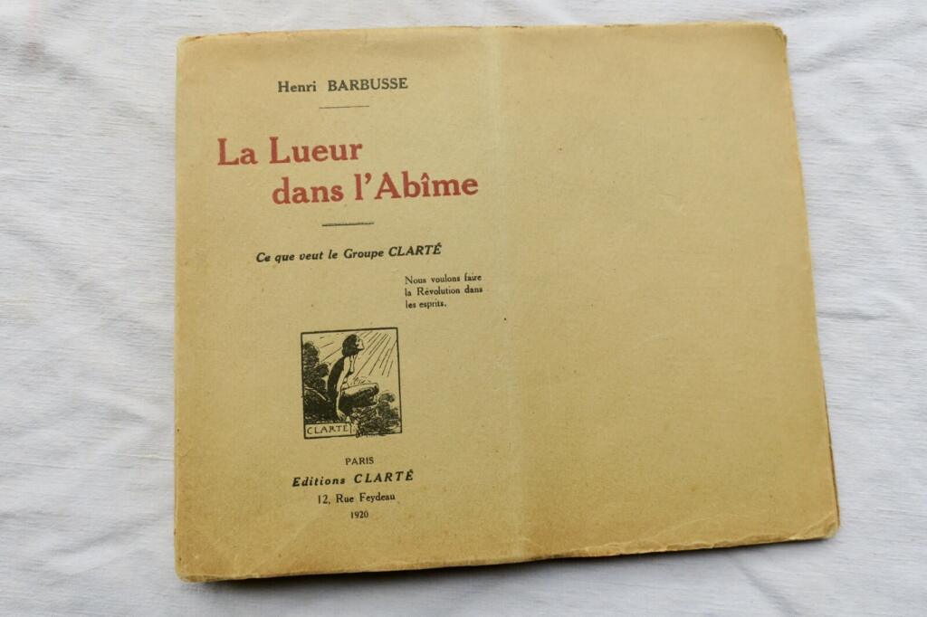 Henri Barbusse's pacifist manifesto