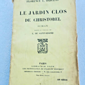 Barclay Le jardin clos de Christobel 1932.