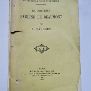 Bardoux La comtesse Pauline de Beaumont 1884