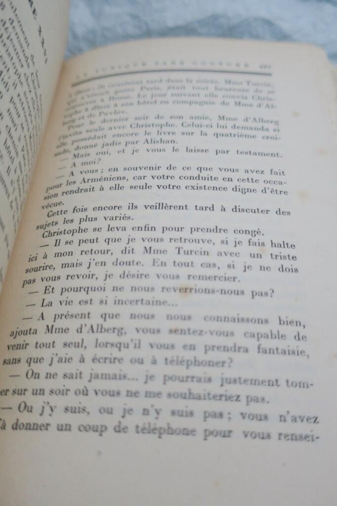 Signed French edition of a classic