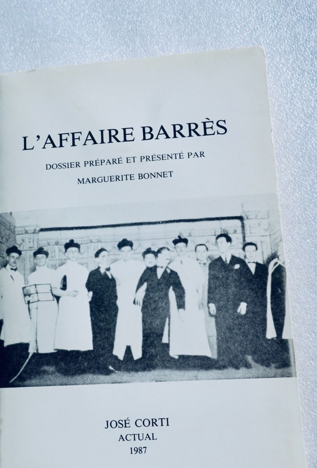 The Barrès Affair: Critical Study