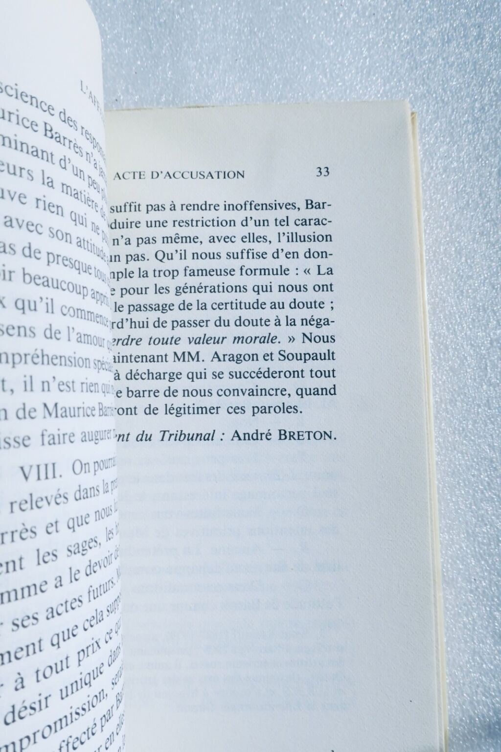 The Barrès Affair: Critical Study