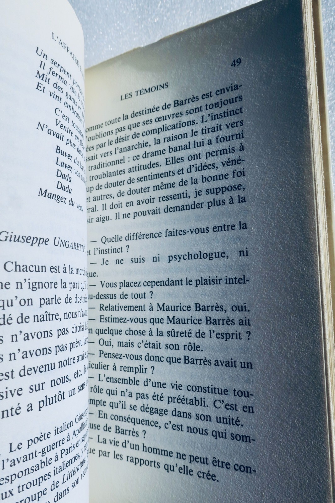The Case of Barrès<span class="lla-card-orig-wrap"><span class="lla-card-orig">❦ Barrès Bonnet Marguerite L’AFFAIRE BARRES</span></span> - La Librairie Antique