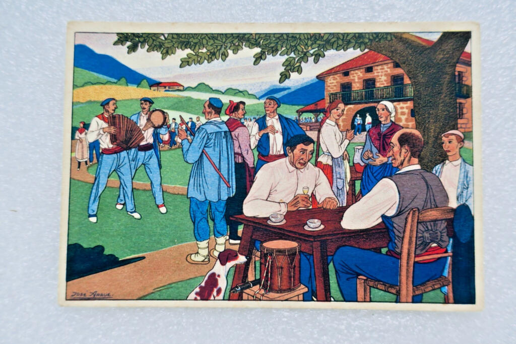 Illustrated work on Basque culture