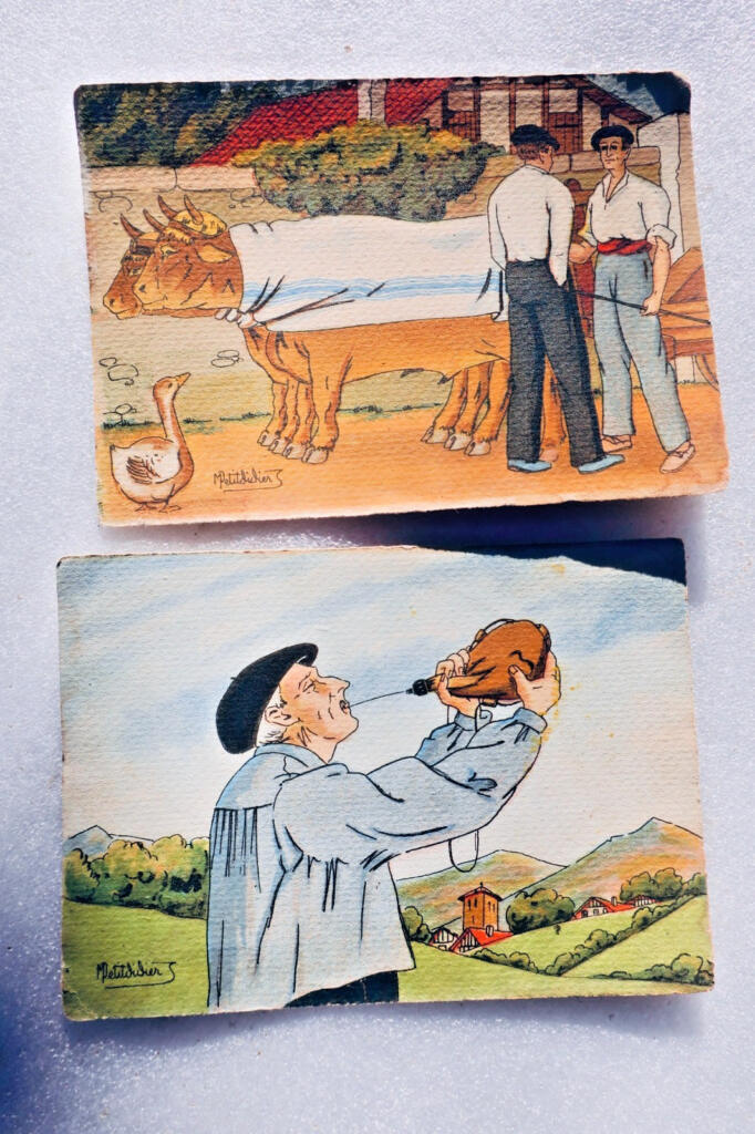 BASQUE Petitdidier 2 cartes postales