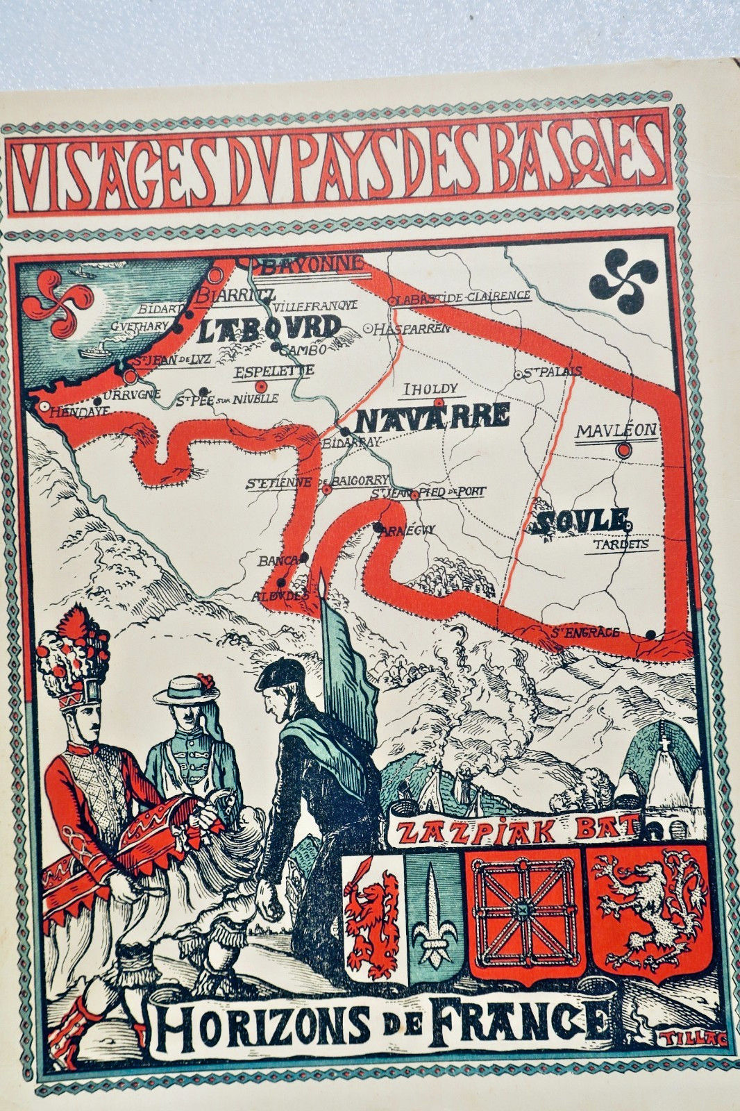 Basque Visages du Pays Basque - La Librairie Antique