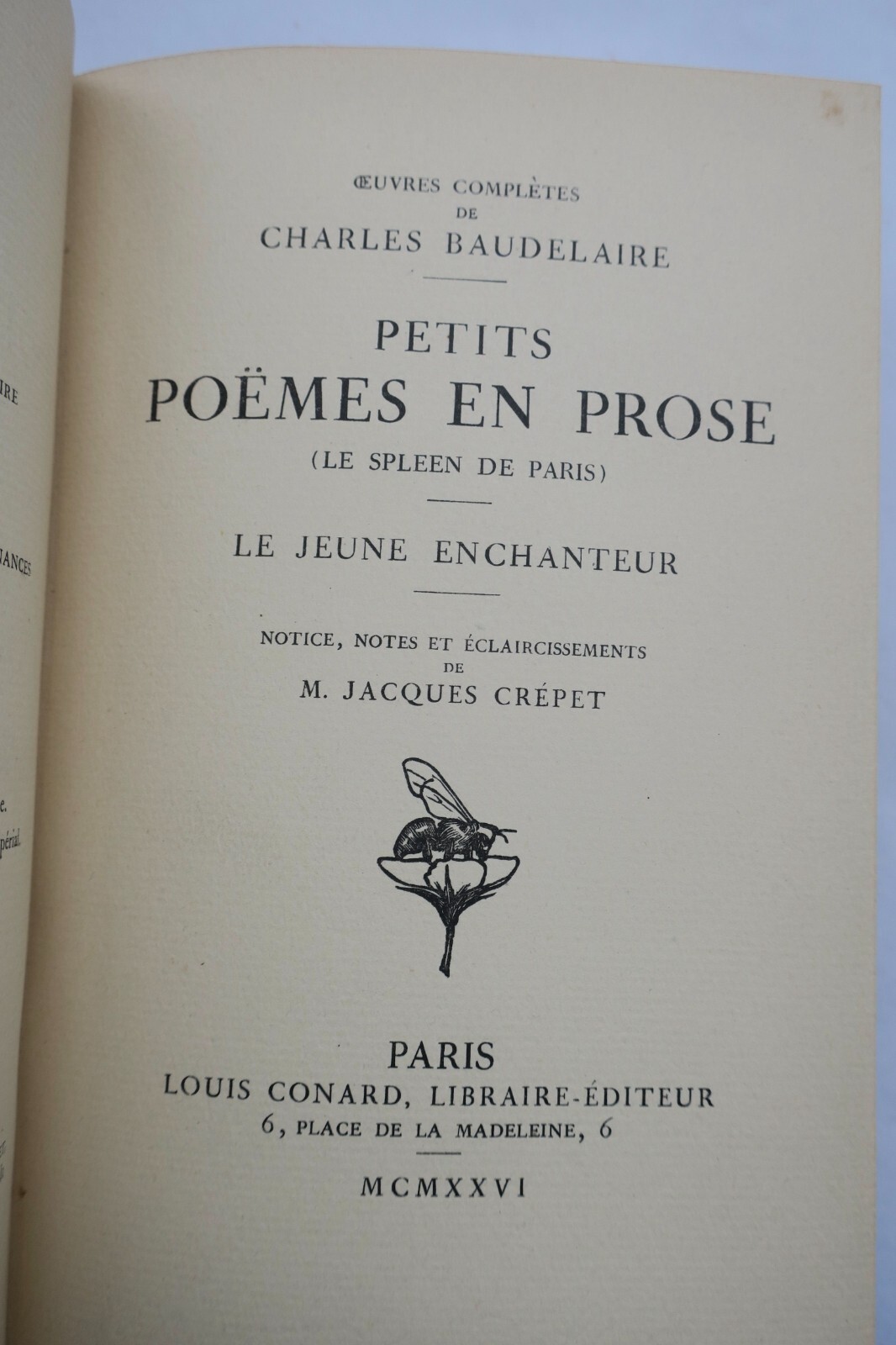 BAUDELAIREPetits poèmes en prose (Le Spleen de Paris)... – Image 7
