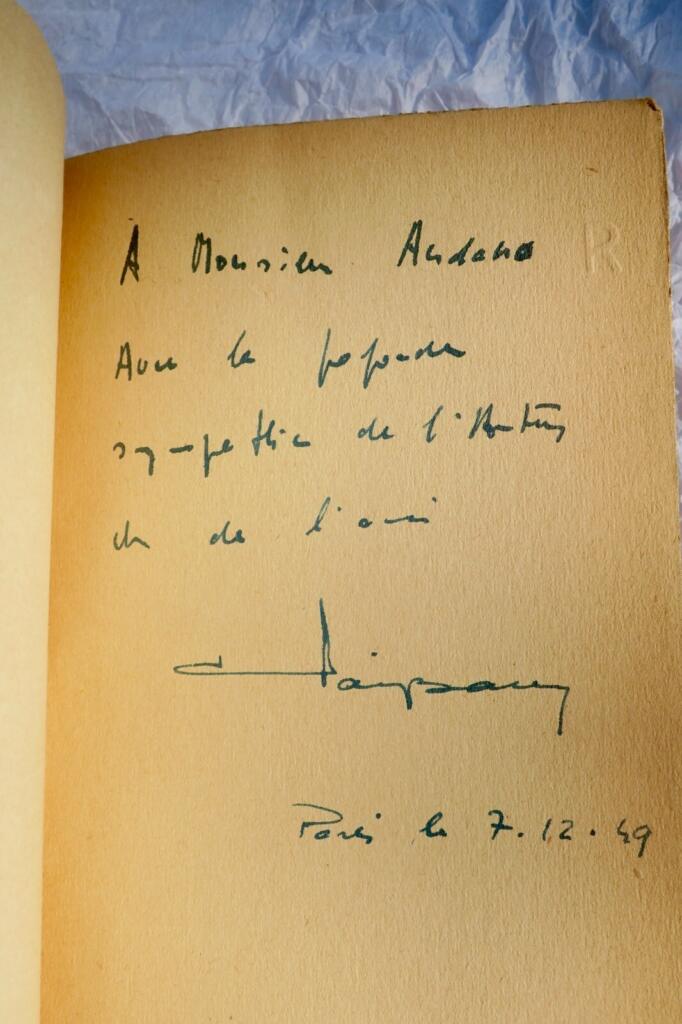 Noir Sur Blanc - Artist's Numbered Copy with Author Dedication