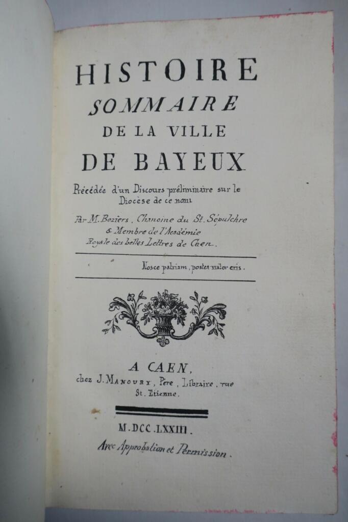 Kurze Geschichte von Bayeux
