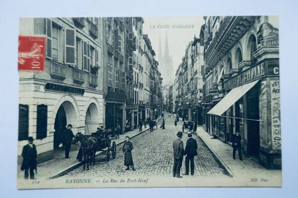 Bayonne rue du pont-neuf 1907