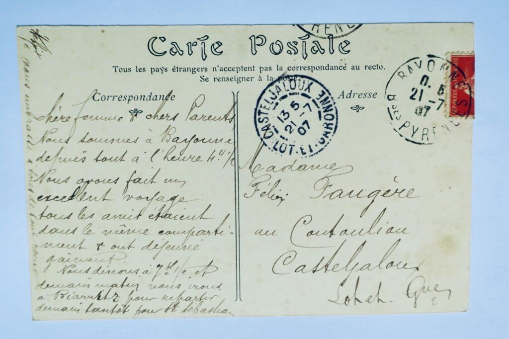 A glimpse of Bayonne in 1907