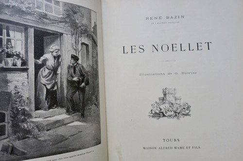 BAZIN . Les Noellet, illustrations de G. Dutriac demi-maroquin - Image 5