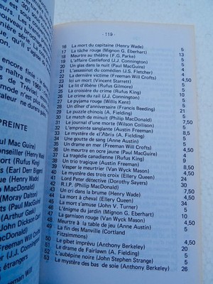 Collector's Comics & Crime Fiction Catalog