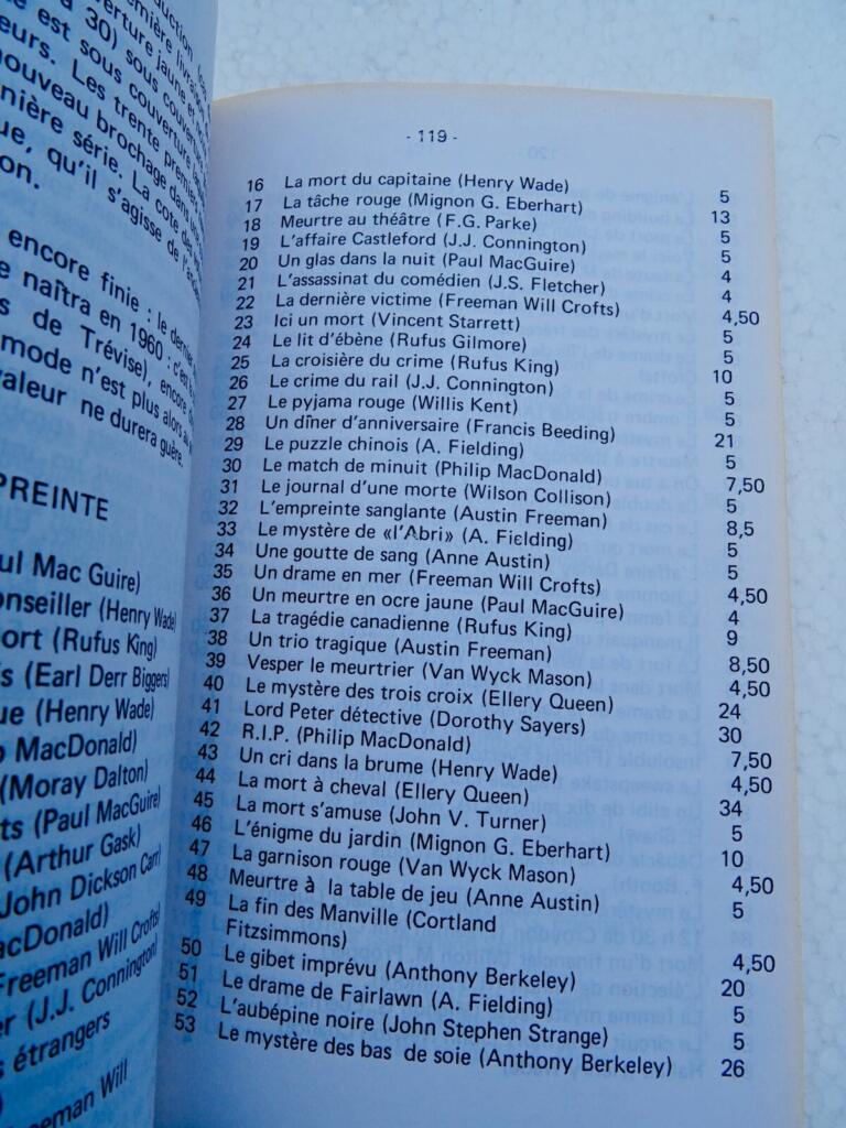Katalog für Comics und Kriminalromane