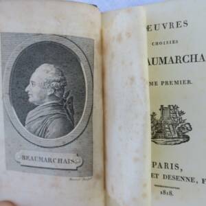 BEAUMARCHAIS Oeuvres choisies de BEAUMARCHAIS 1818