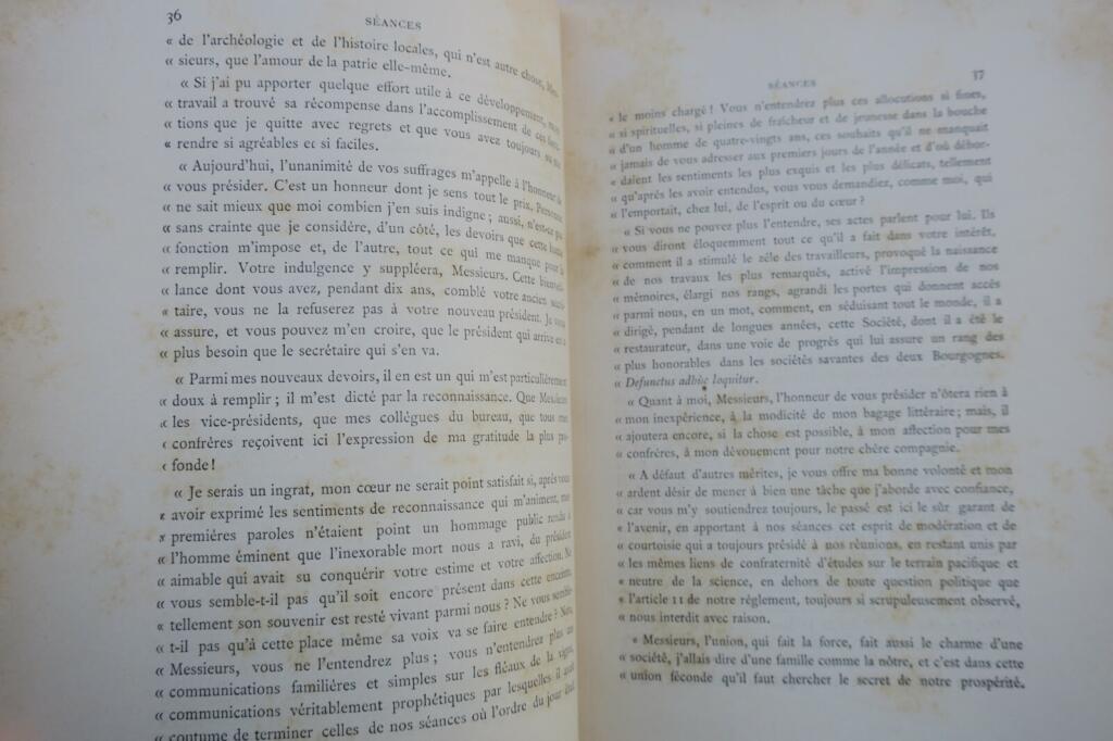 Beaune Société d’Archéologie de Beaune année 1887
