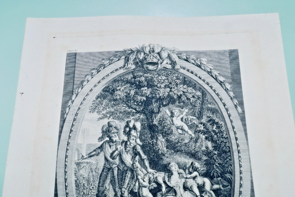 1787年奎弗尔多的美丽蚀刻版画