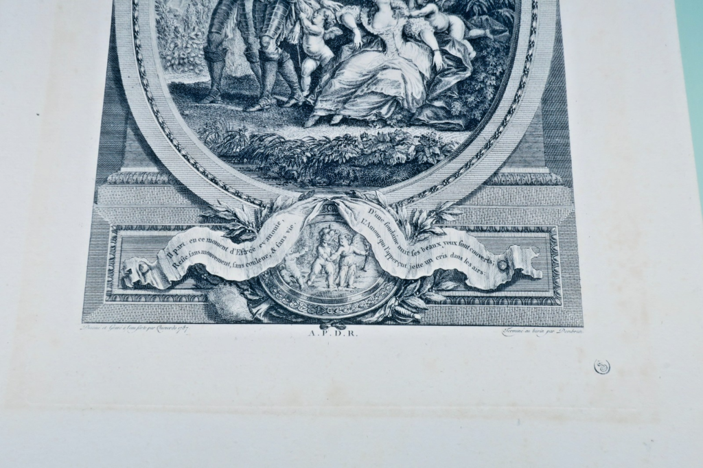 1787年奎弗尔多的美丽蚀刻版画