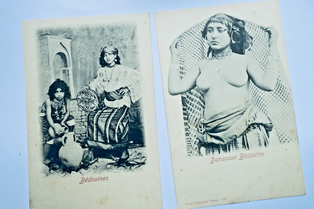 Bedouin Dancer & Bedouins - Tunisia Postcards