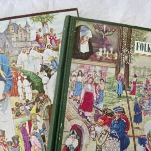 belgique LA GUIRLANDE EN ROSES DE PAPIER QUELQUES TRADITIONS ET COUTUMES DU FOL