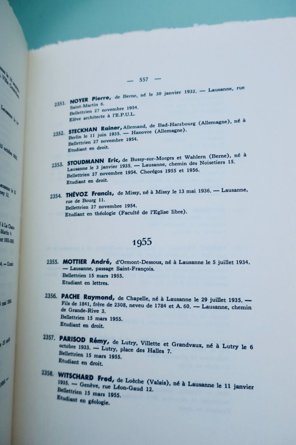 Golden Book of Lausanne's 150th Anniversary