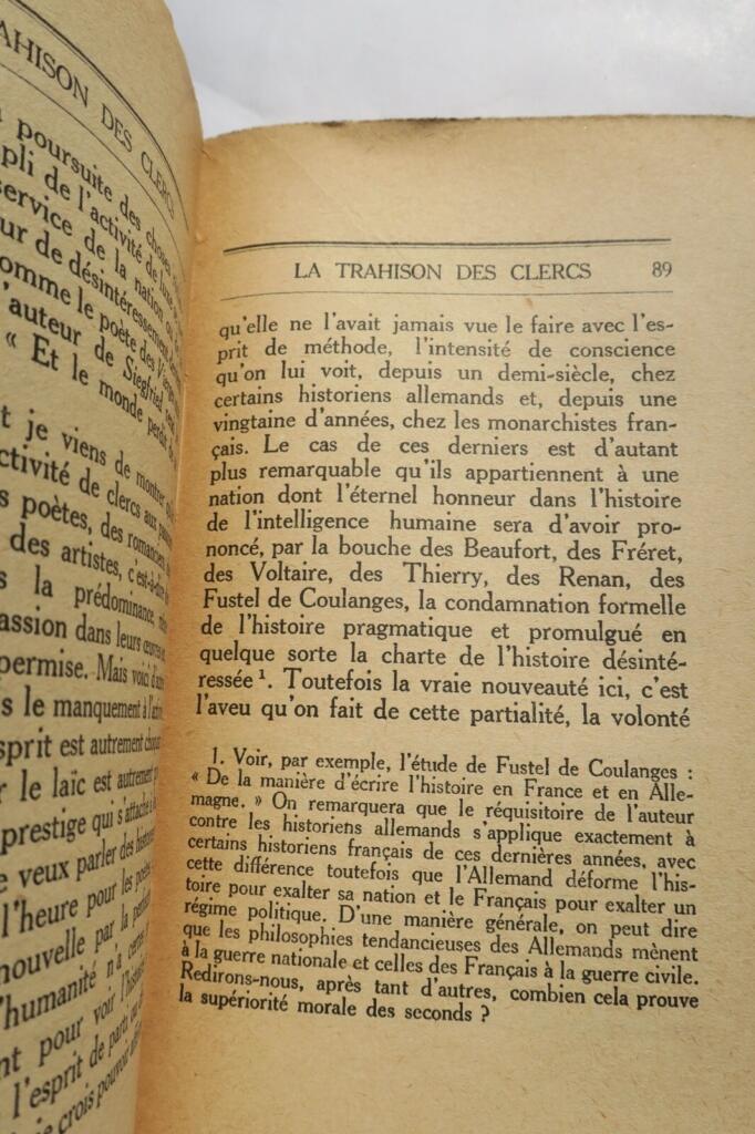 Benda's clerical betrayal with author dedication