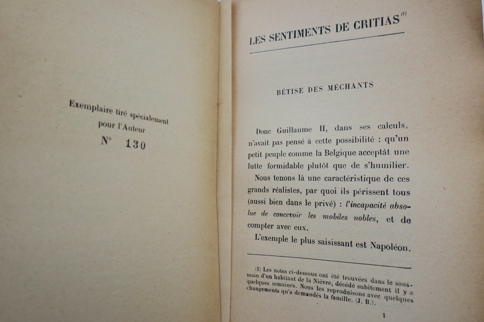 Sentiments of Critias with Author's Dedication - Image 6